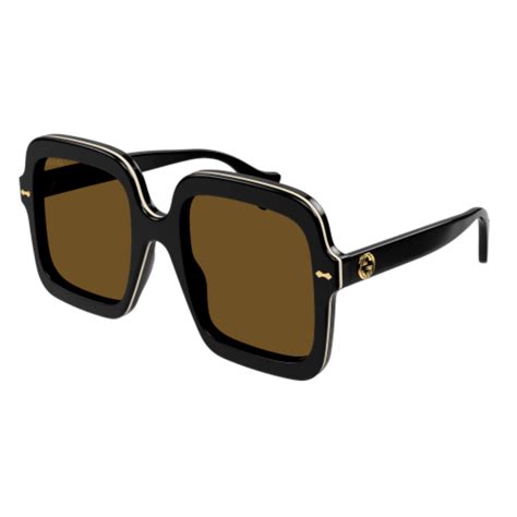 gucci occhiali luxottica|occhiali Gucci sole quadrati.